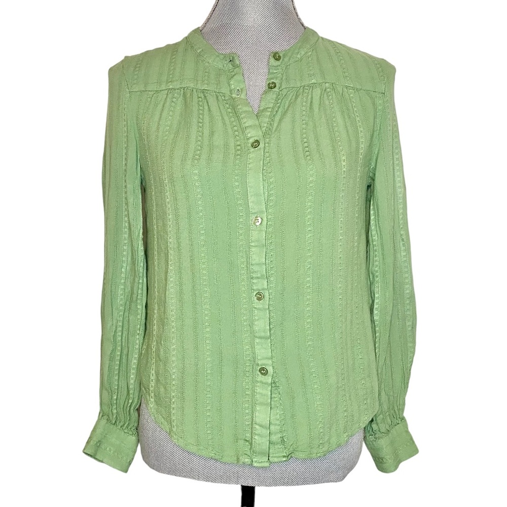 Anthropologie Harper Button Down Top